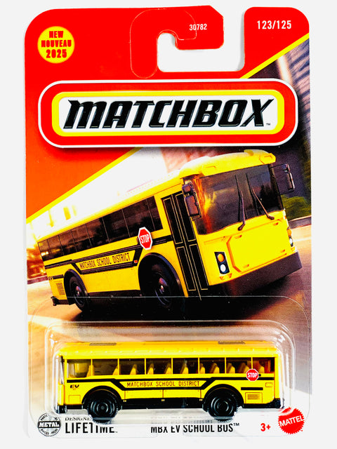 Matchbox 2025 Basic Case D MBX EV School Bus