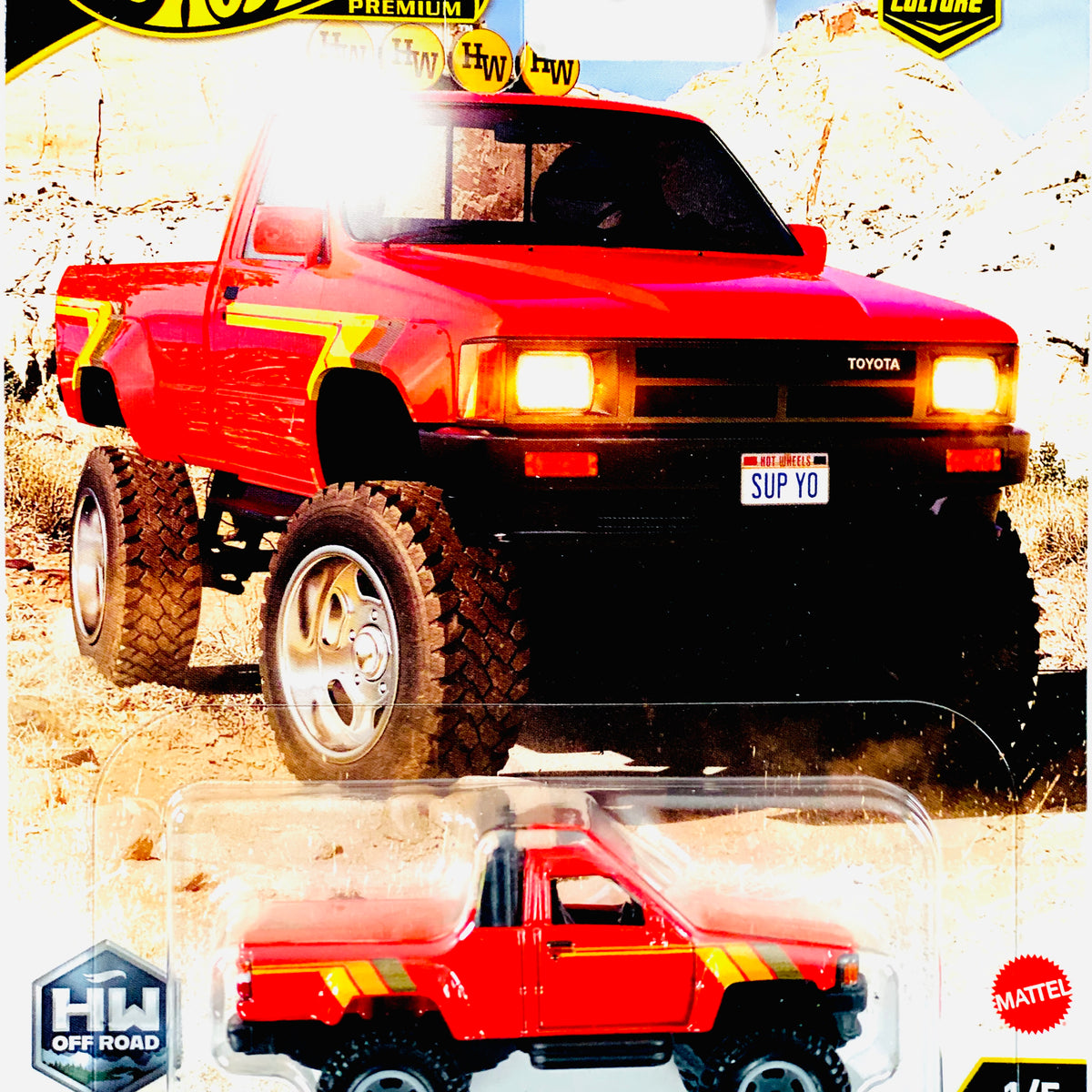 Hot Wheels 2025 Car Culture Off-Road '87 Toyota Pickup Truck
