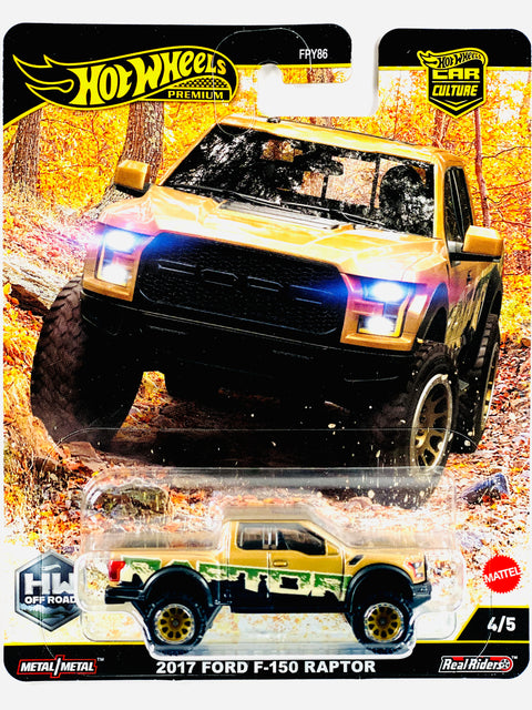 Hot Wheels 2025 Car Culture ’17 Ford F-150 Raptor Factory Sealed Solid Cases (4 Cases)