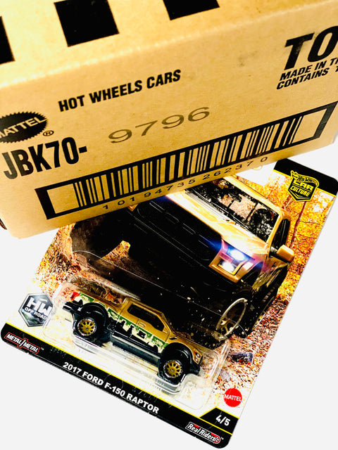 Hot Wheels 2025 Car Culture Off-Road ’17 Ford F-150 Raptor Factory Sealed Solid Pack (10 Cars)