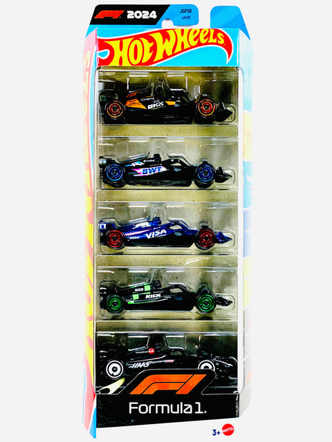 Hot Wheels Race Team 5-Pack Formula 1 F1 Racing