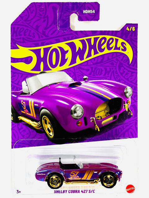 Hot Wheels 2025 57th Anniversary Series Case H Shelby Cobra 427 S/C (4/6)