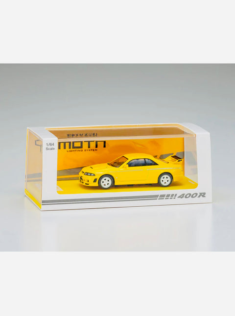 Kyosho Nissan Nismo 400 R with MOTN LED Base Compatible Yellow