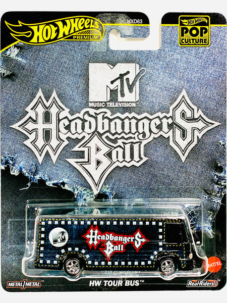 Hot Wheels 2025 Pop Culture Case K MTV Headbangers Ball HW Tour