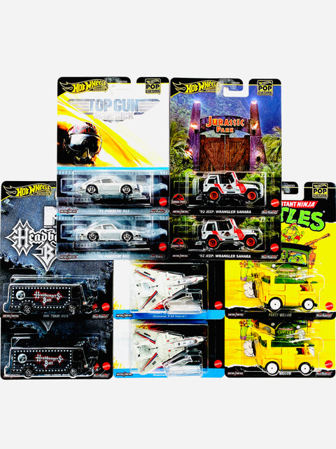 Hot Wheels 2025 Pop Culture Factory Sealed Case K (10 Cars) - Damaged Box