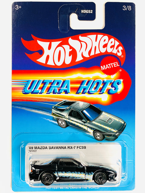 Hot Wheels 2025 Ultra Hots '89 Mazda Savanna RX-7 FC3S - Damaged Card/Blister