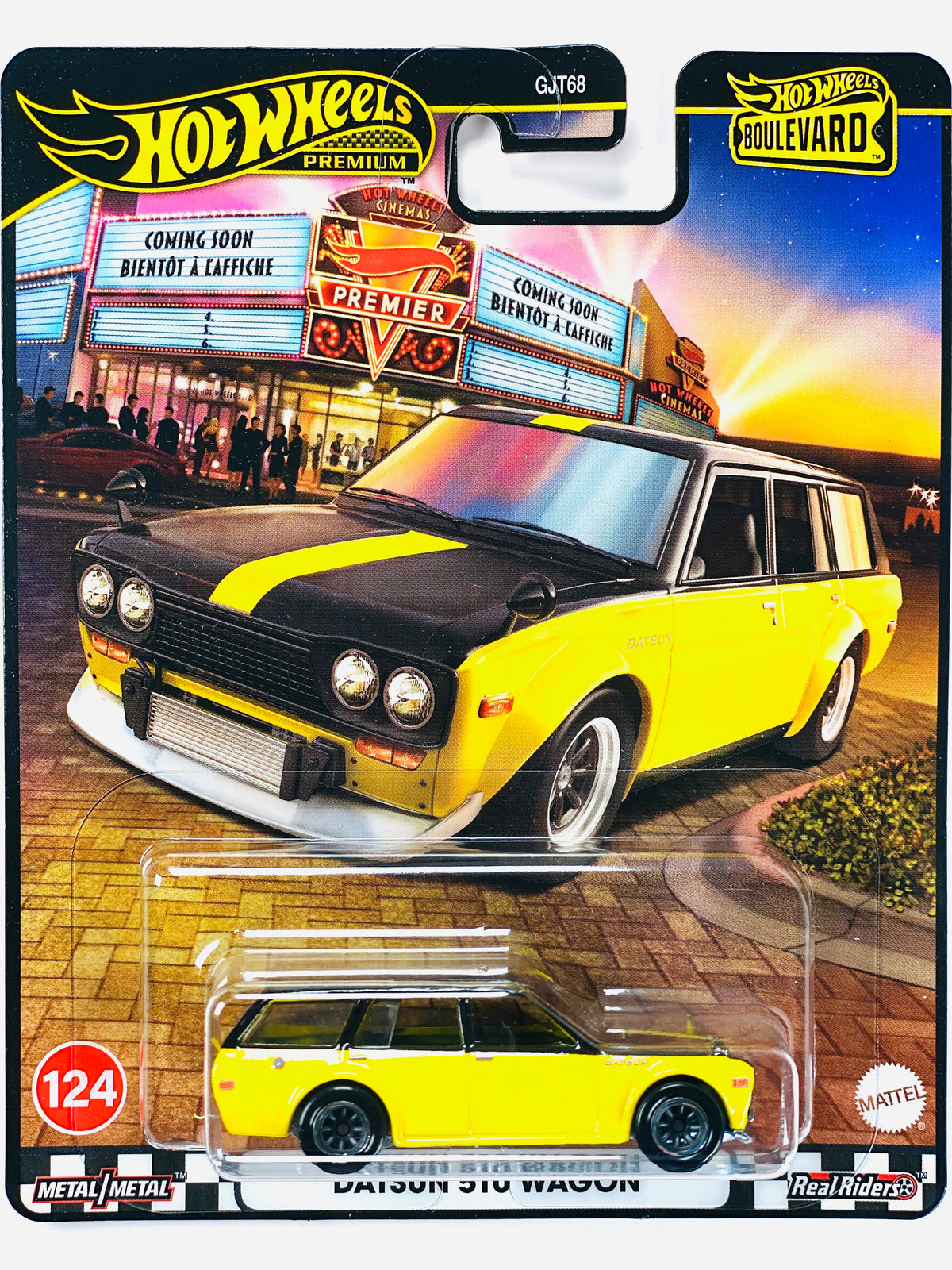 有名な高級ブランド Hot Jcardiecast – #124 Wagon 510 Datsun Boulevard 2025 Wheels ミニカー