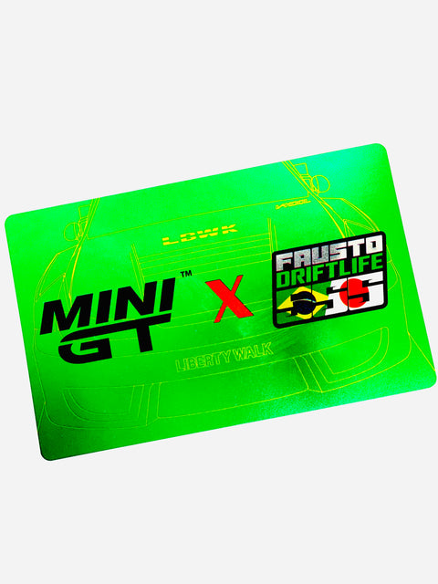 Mini GT x Indonesia Diecast Expo 2024 Licensed Sticker Mini GT x Fausto Drift Life 555