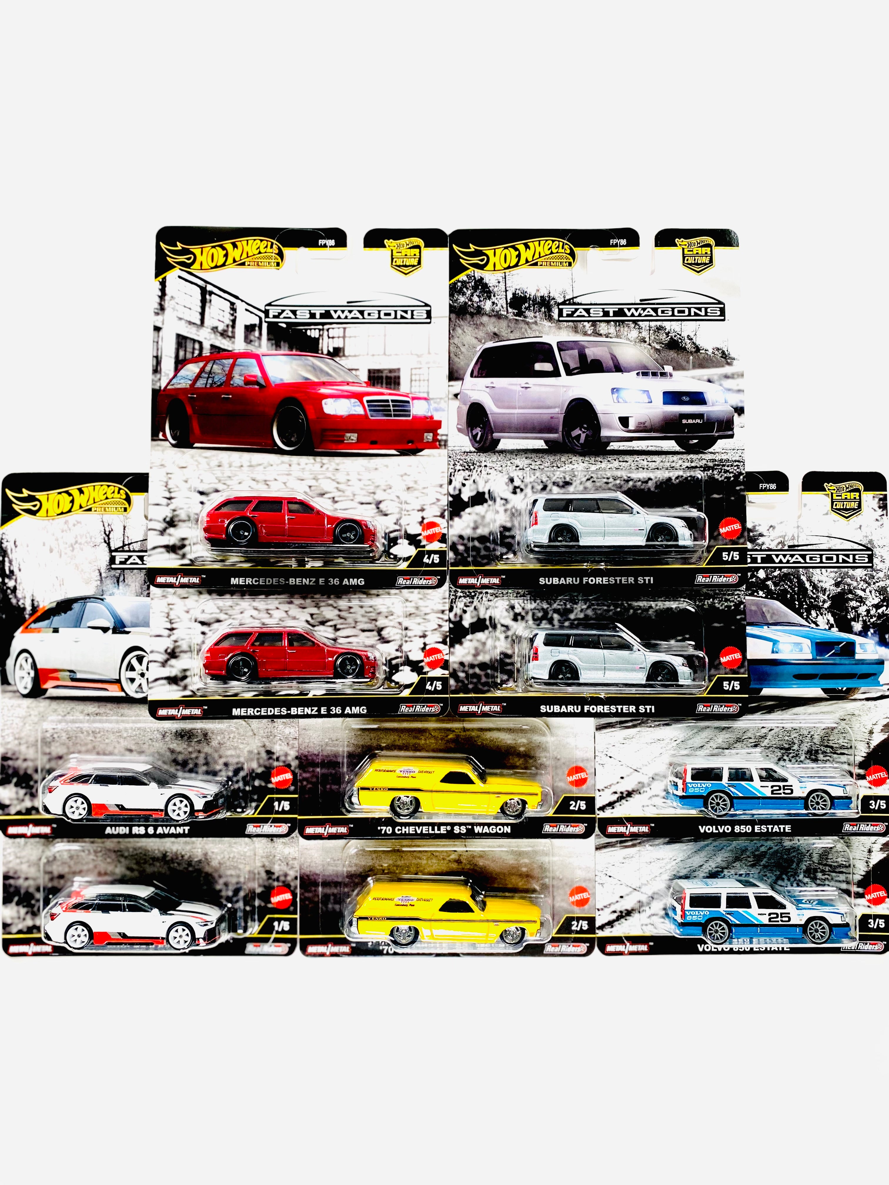 コンプリート 5台セット　ホットウィール　FAST WAGONS コンプリート 5台セット ホットウィール FAST WAGONS - メルカリ