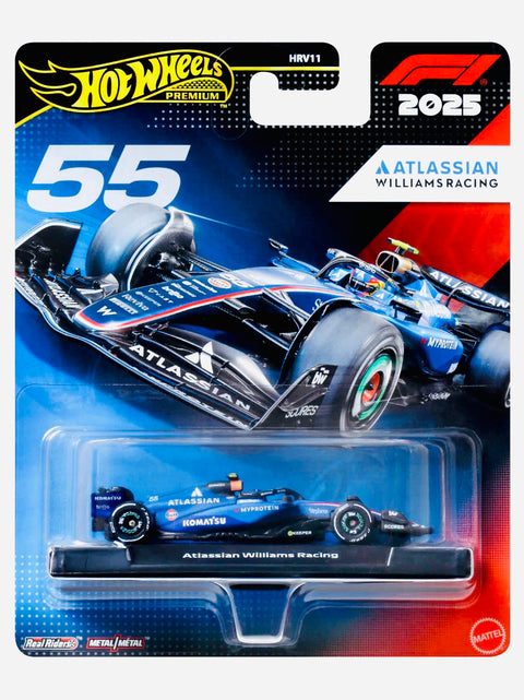 Hot Wheels 2025 F1 Formula 1 Race Team Carlos Sainz Williams Formula 1 Team #55