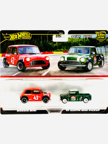 ミニカーコレクション 1967 Austin Mini など Hot Wheels Car Culture Hot Wheels Premium Car Culture Twin Pack