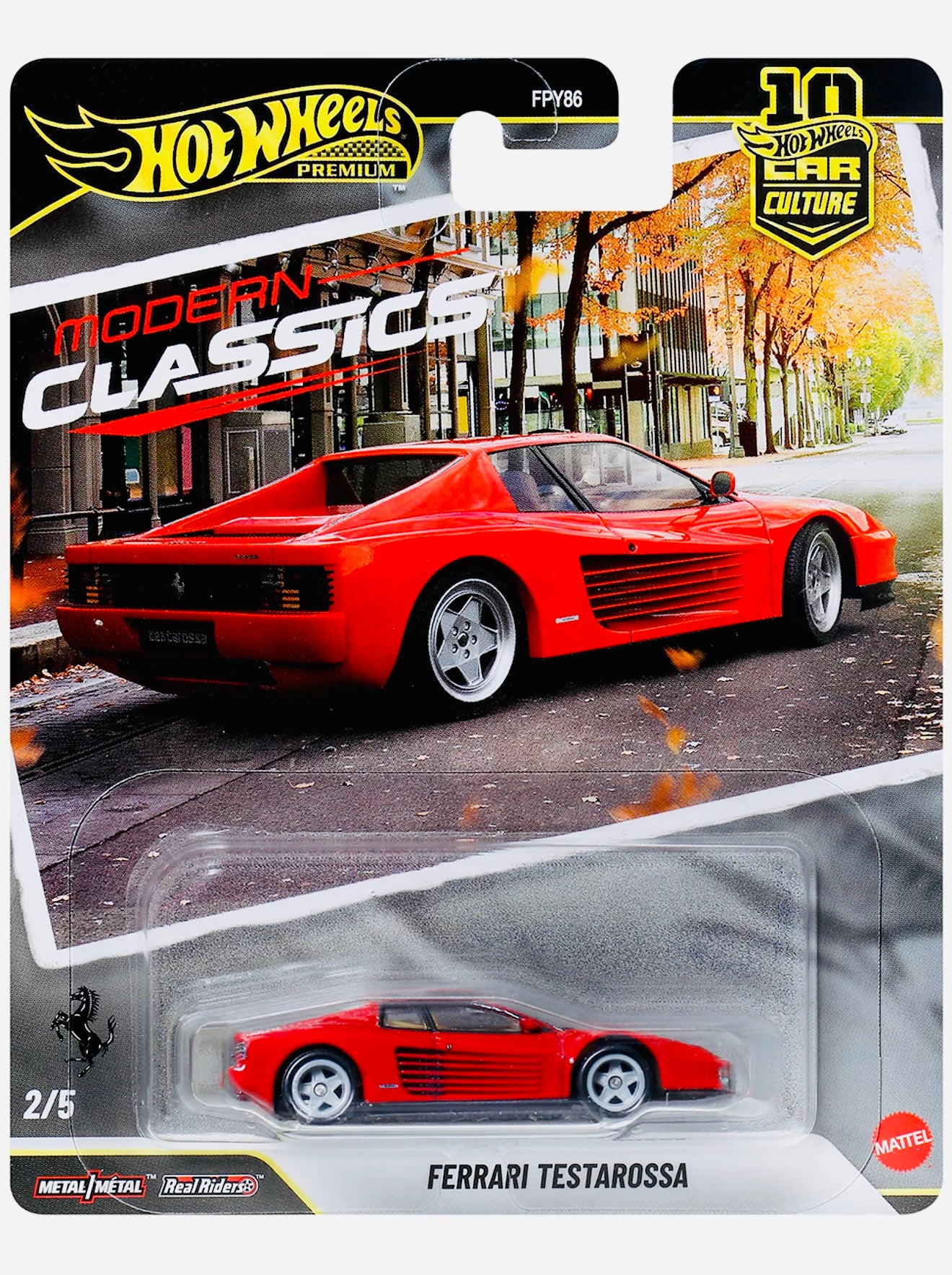 ホットウィール　Modern Classics セット　フェラーリ　テスタロッサ Hot Wheels Premium Car Culture Modern Classics Ferrari Testarossa
