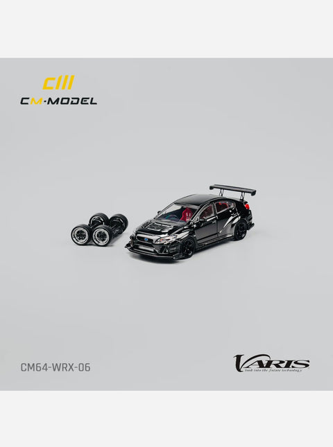 CM Model Subaru WRX Varis Widebody 2.0 Chrome Black