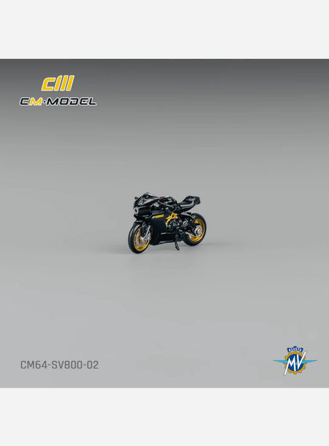 CM Model MV Agusta SV800 Black With Showgirl