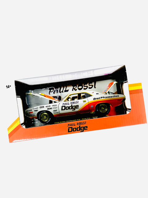 M2 Machines 1/24 Scale Paul Rossi 1970 Dodge Challenger T/A Drag Car Chase