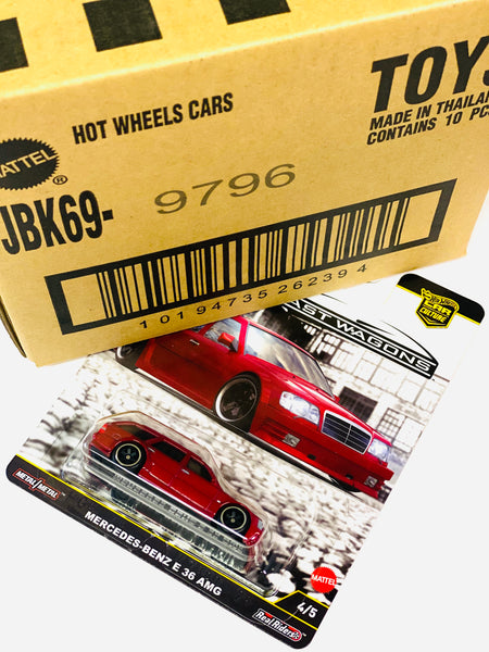 Mercedes Benz E 36 AMG Red Metallic Fast Wagons Series