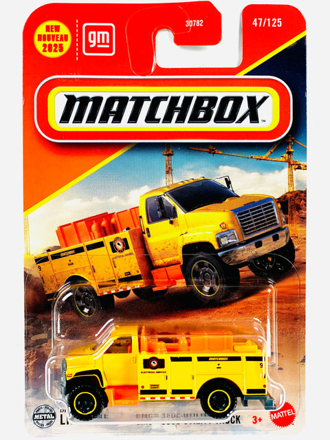Matchbox 2025 Basic Case F GMC 3500 Utility Truck