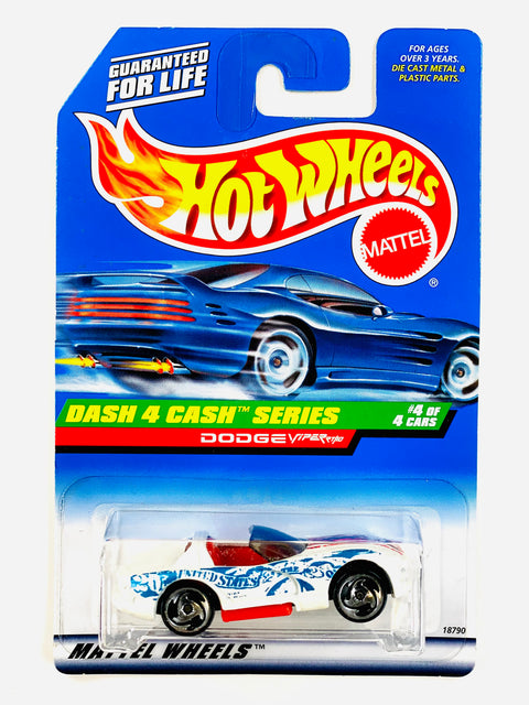 Hot Wheels Dash 4 Cash Series Dodge Viper - Damaged Card/Yellow Blister