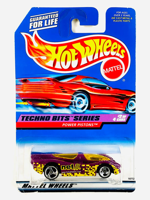Hot Wheels Techno Bits Series Power Pistons - Damaged Card