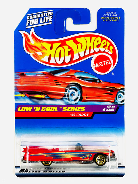 Hot Wheels Low n Cool Series '59 Caddy - Damaged Card