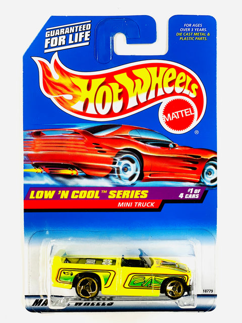 Hot Wheels Low 'N Cool Series Mini Truck - Damaged Card