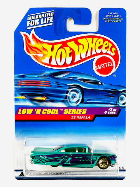 Hot Wheels Low n Cool Series '59 Impala - Damaged Card