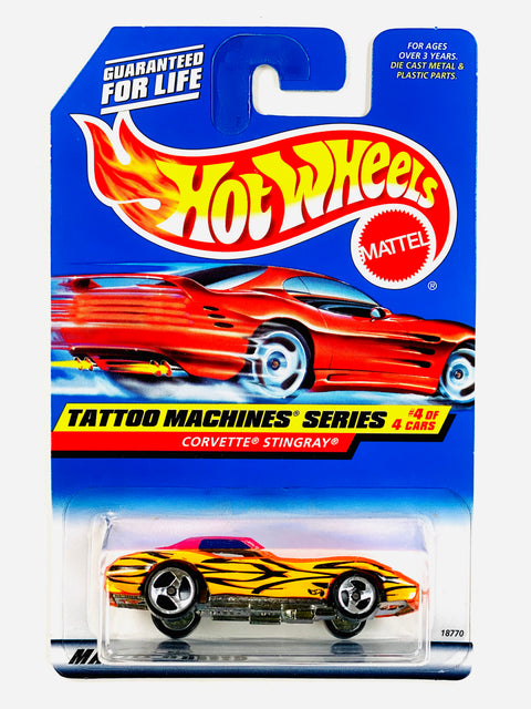 Hot Wheels Tattoo Machine Series Corvette Stingray - Damaged Card