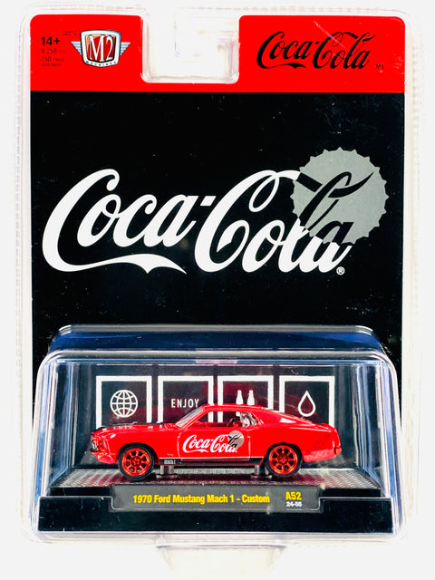 M2 Machines Coca Cola 1970 Ford Mustang Mach 1 Custom Chase