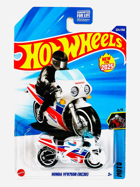 Hot Wheels Moto Honda VFR750R (RC30) - Damaged Card