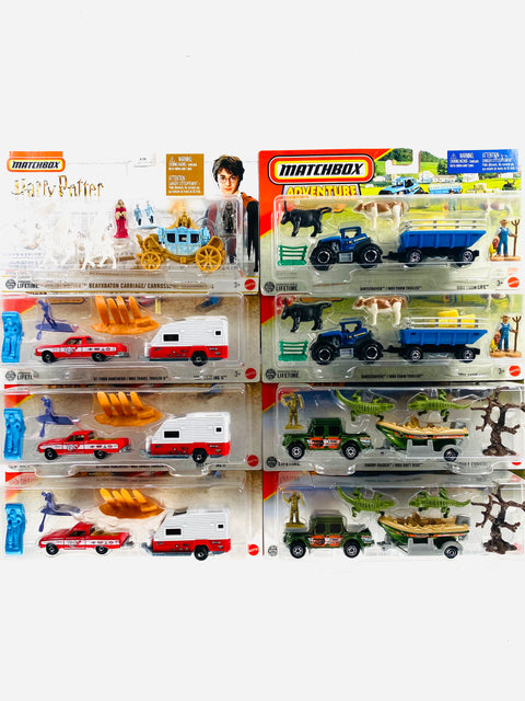Matchbox 2025 Hitch and Haul Factory Sealed Case M (8 Cars) - Damaged Box