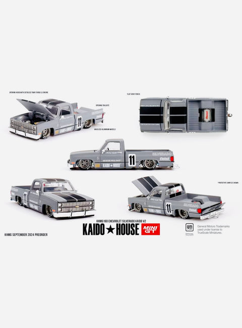 Mini GT x Kaido House Collab Chevrolet Silverado KAIDO V2 #160