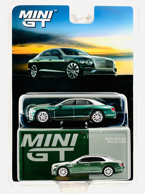 Mini GT Mijo Exclusive Bentley Flying Spur White Sand Verdant #867