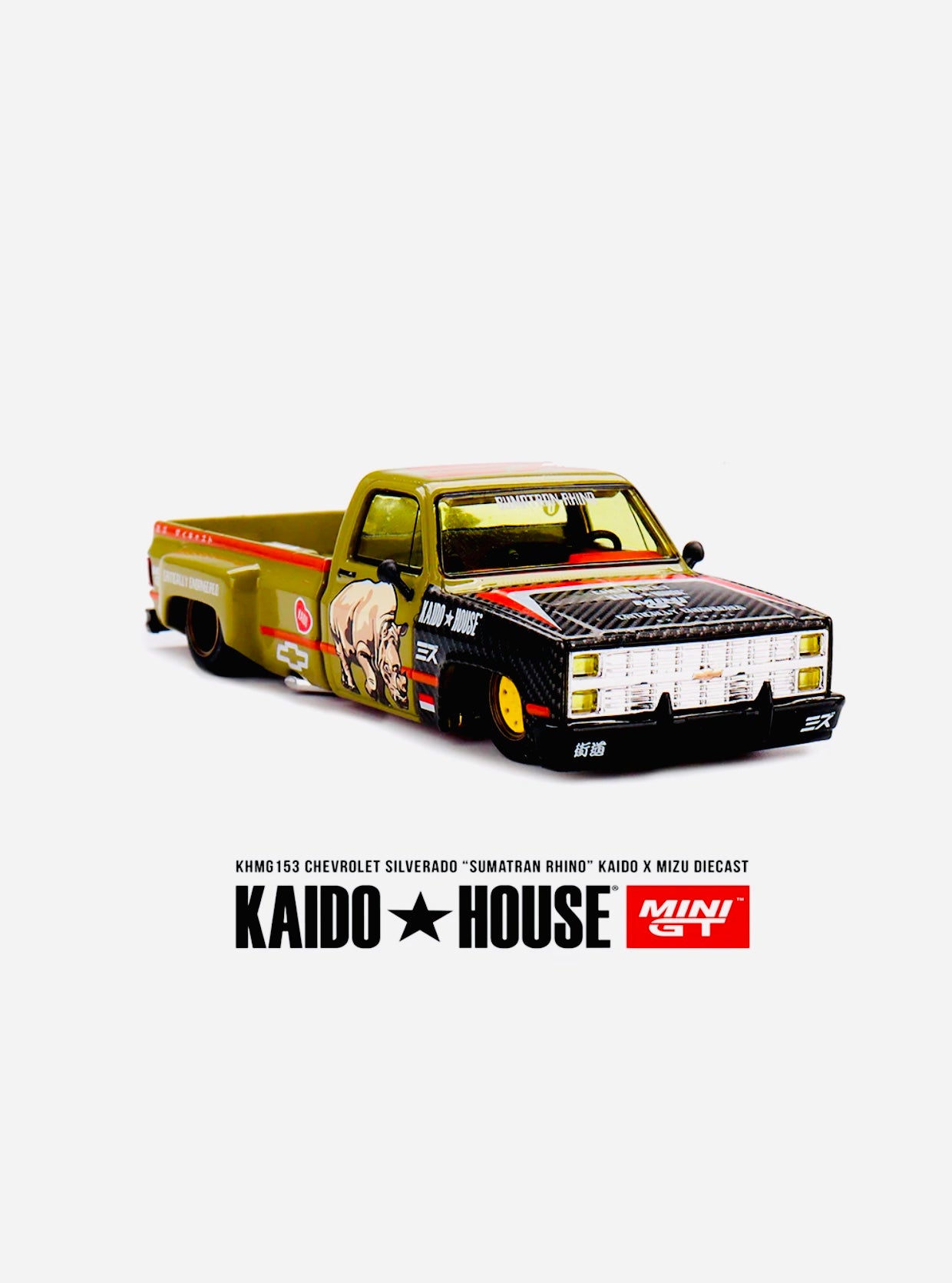 Mini GT x Kaido House Collab Chevrolet Silverado “Sumatran