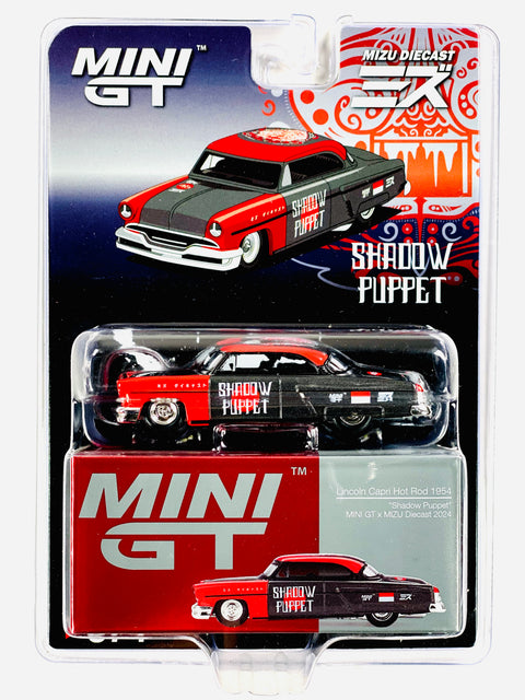 Mini GT Mijo Exclusive Lincoln Capri Hot Rod 1954 “Shadow Puppet” #874