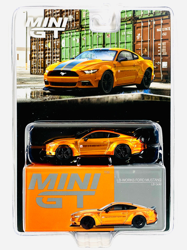 ★MINIGT FORD MUSTANG ホットウィール Mini GT Mijo Exclusive LB-Works Ford Mustang LB Gold #847