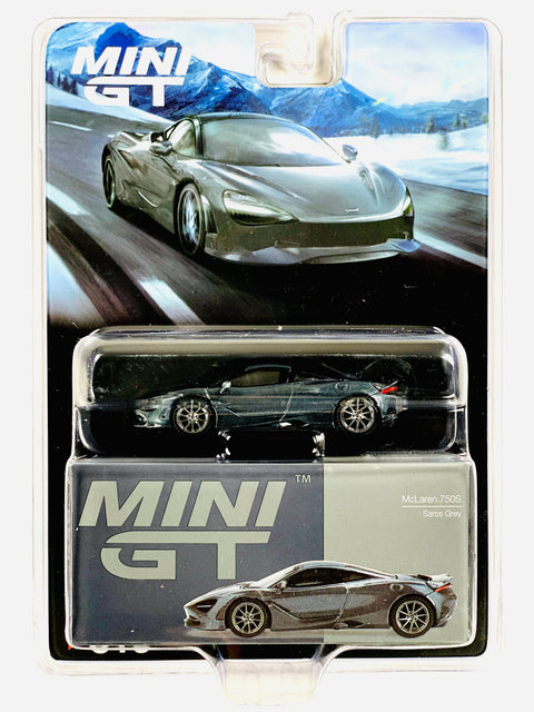 Mini GT Mijo Exclusive McLaren 750S Saros Grey #815