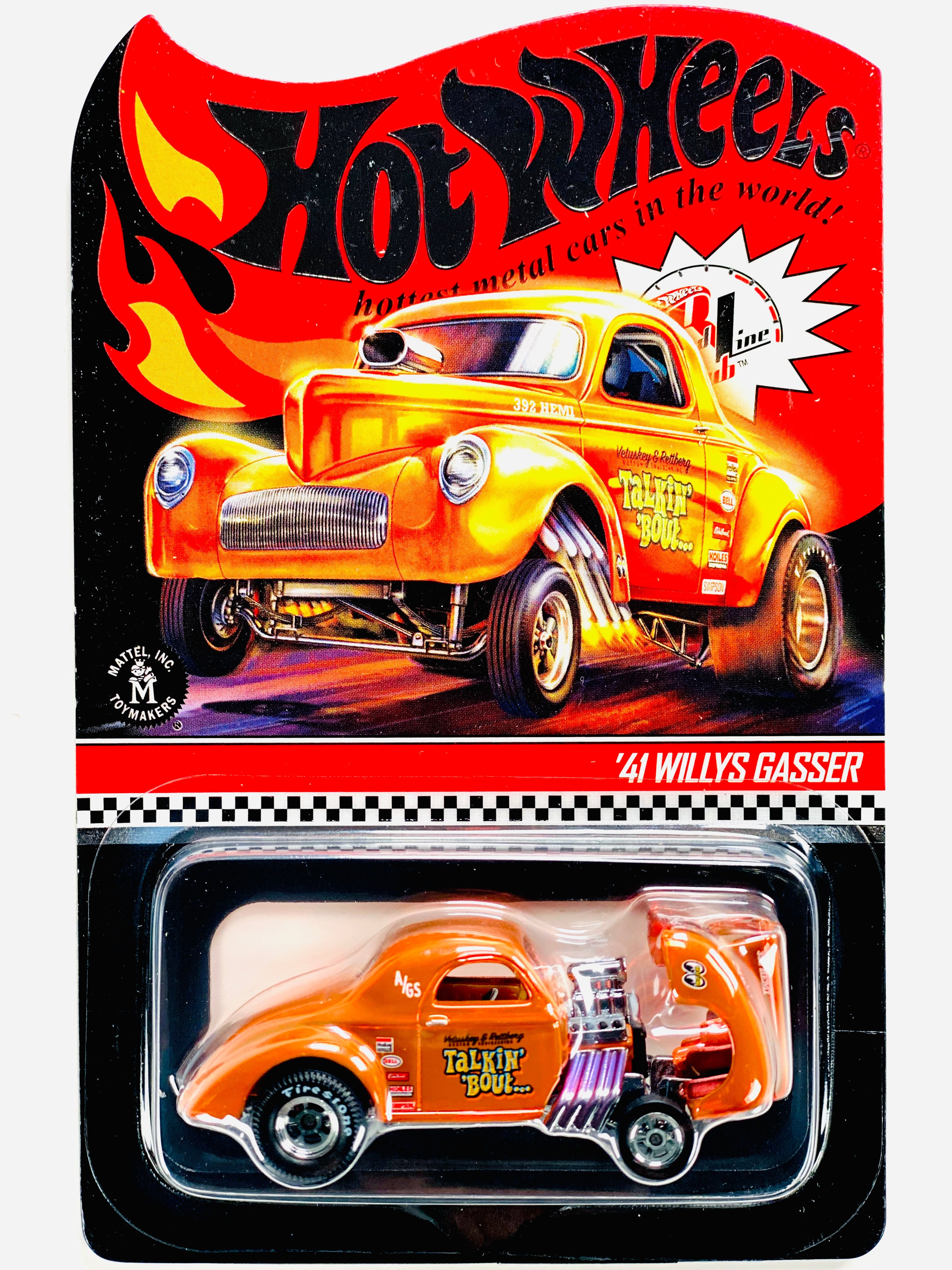 [激レア]THE WILLARD / OUTLAW Hot Wheels 2019 RLC Exclusive '41 Willys Gasser - Damaged Card