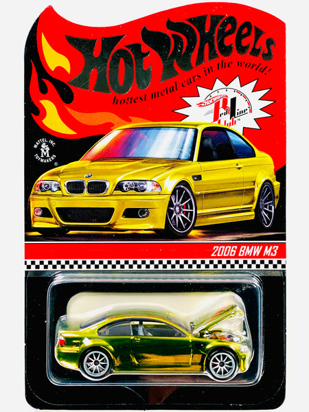 Hot Wheels 2021 RLC 2006 BMW M3 Yellow - Damaged Card – Jcardiecast