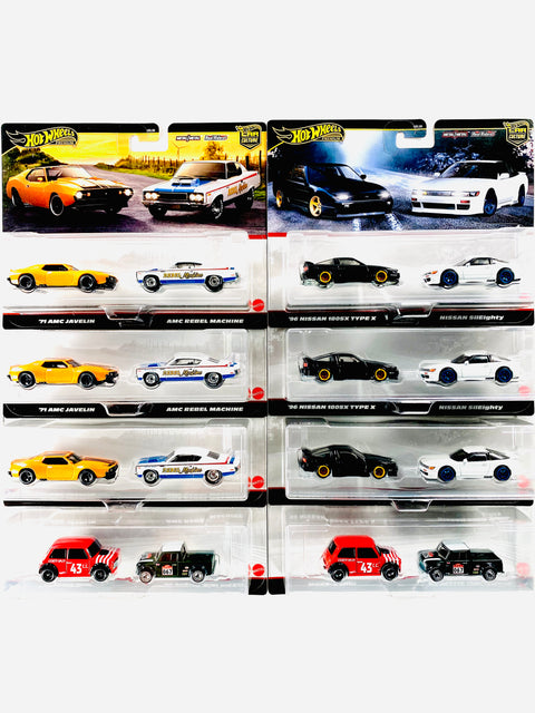 Hot Wheels 2025 Target Exclusive 2 Pack Factory Sealed Case Q (4 Cases)