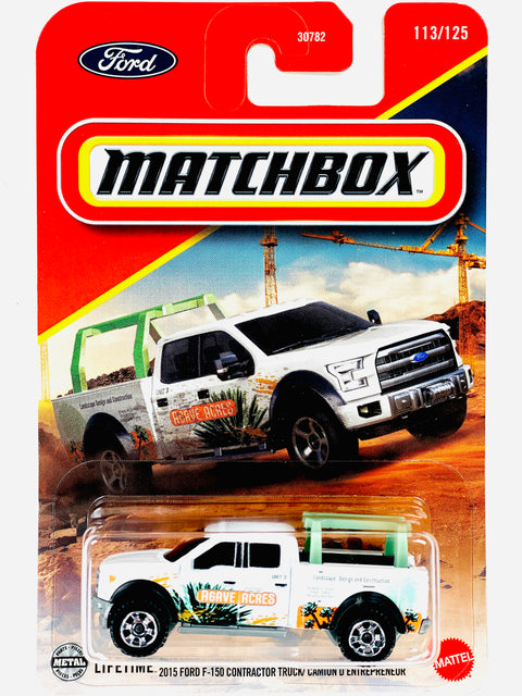 Matchbox 2025 Basic Case G 2015 Ford F-150 Contractor Truck