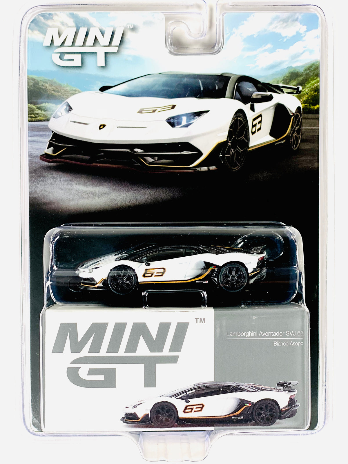 ミニカー minigt Lamborghini Aventador SVJ Mini GT - 2022 Lamborghini Aventador SVJ 63 [Pre-order]