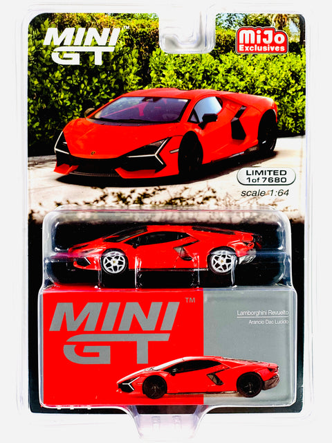 Mini GT Mijo Exclusive Lamborghini Revuelto Arancio Dac Lucido #774 Chase
