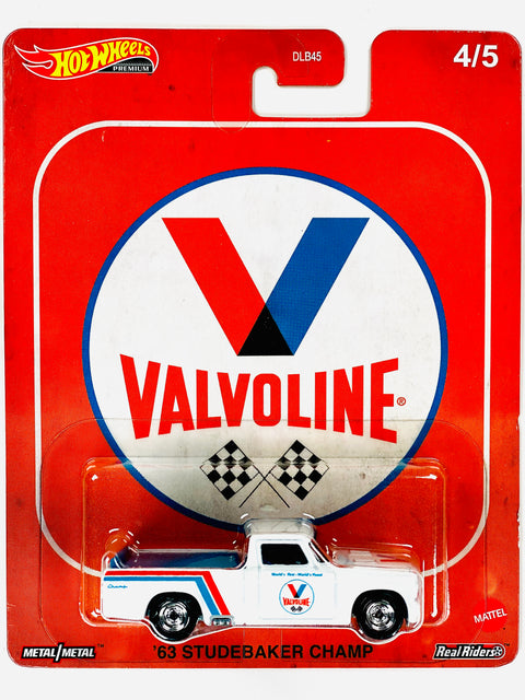 Hot Wheels 2020 Pop Culture Valvoline '63 Studebaker Champ - Damaged Card