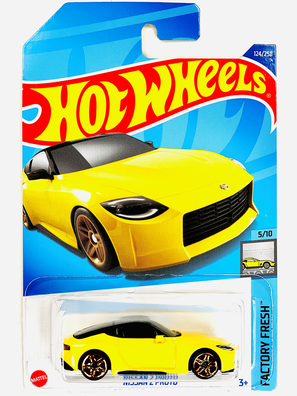 Hot Wheels 2022 Factory Refresh Nissan Z Proto Yellow