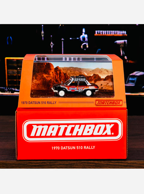 Matchbox 2024 Mattel Creations 1970 Datsun 510 Rally