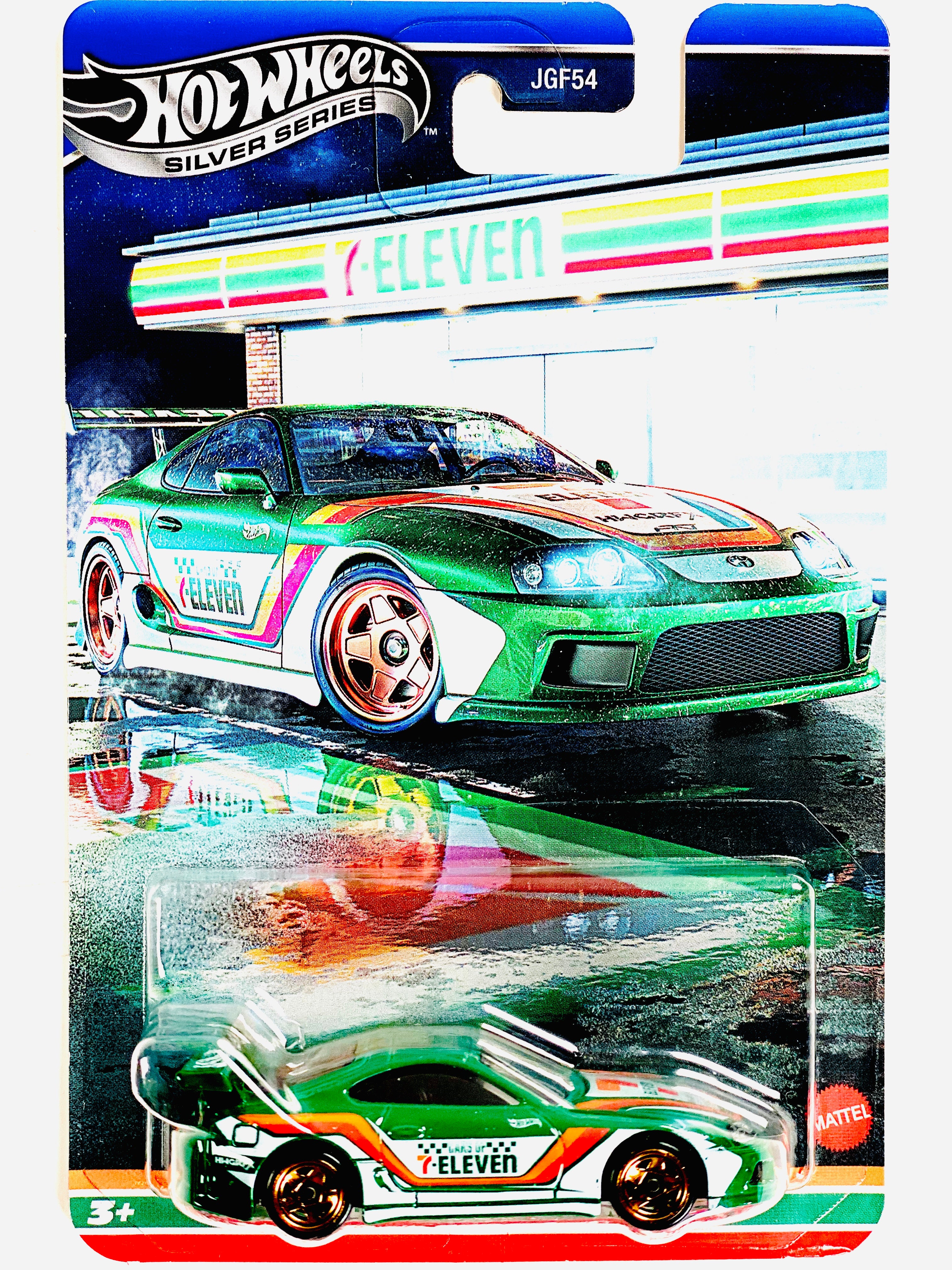 Hot Wheels 2025 Silver Series 7-Eleven Toyota Supra - Damaged Card