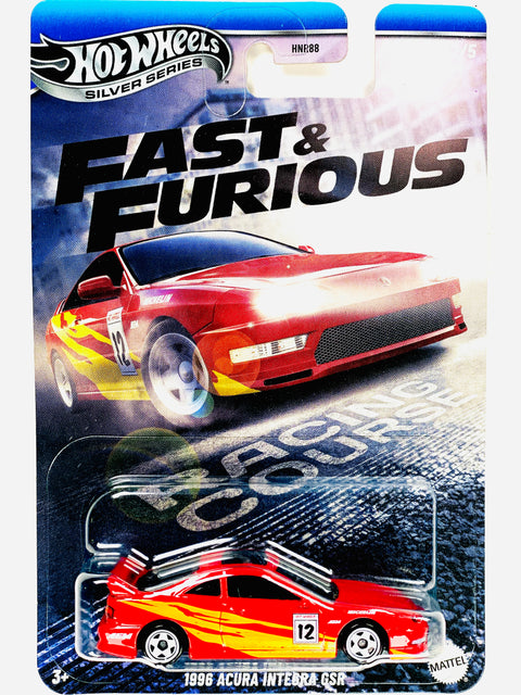 Hot Wheels 2025 Silver Series Fast & Furious 1996 Acura Integra GSR - Damaged Card