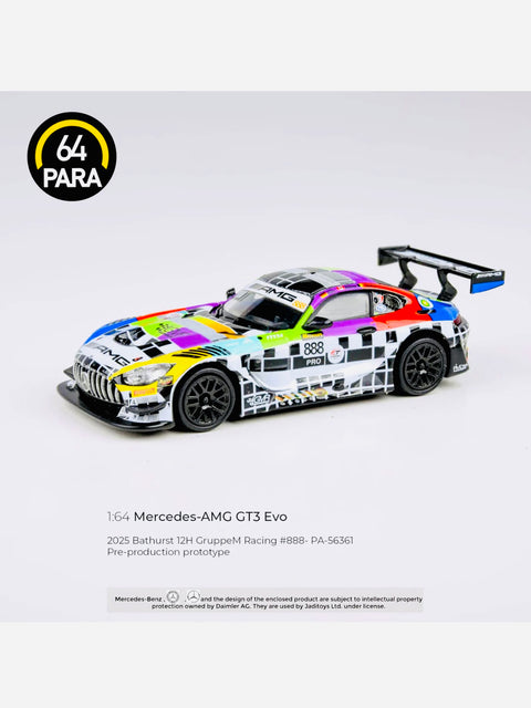 Para64 Mercedes-AMG GT3 2025 Bathurst 12H GruppeM Racing #888 (LHD) (12ct.)