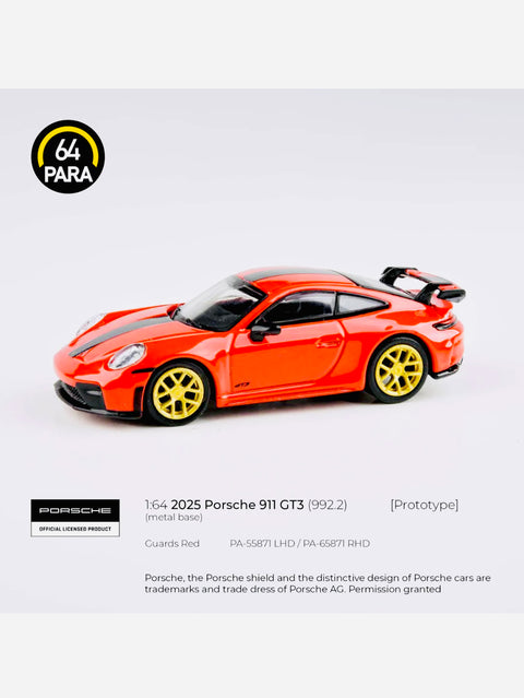 Para64 2025 Porsche 911 GT3 (992.2) Guards Red (LHD) (12ct.)
