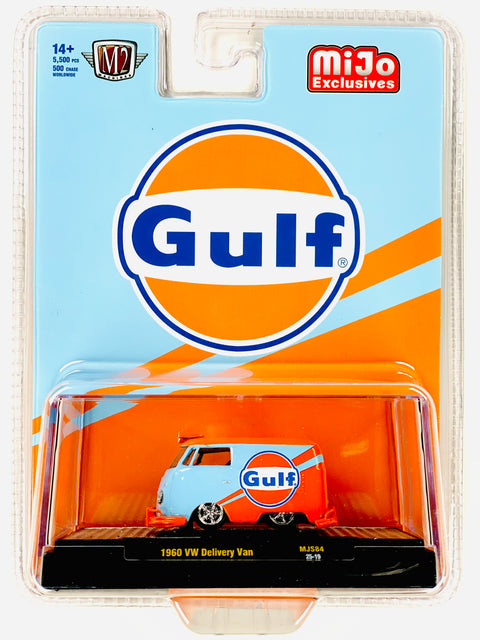 M2 Machines Mijo Exclusive GULF 1960 Volkswagen Delivery Van Custom